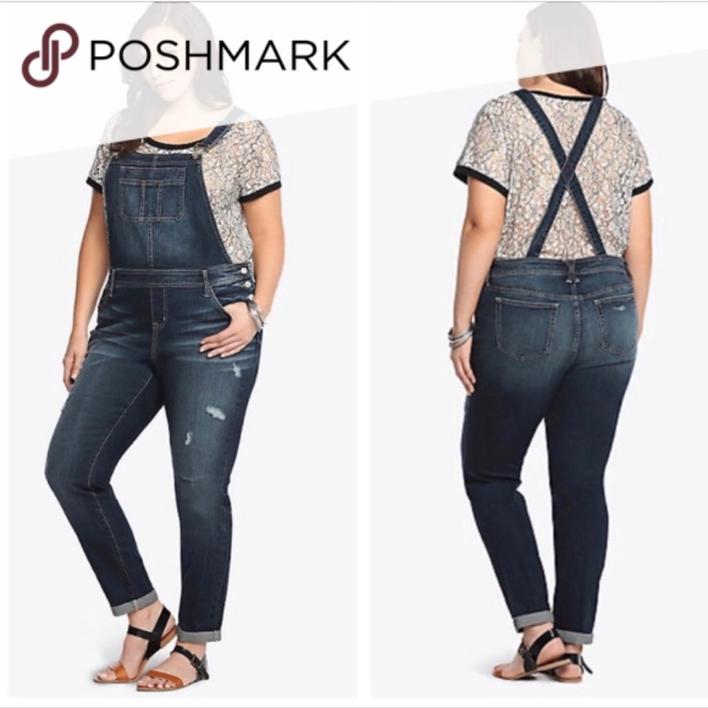Torrid Denim Overalls-NWT